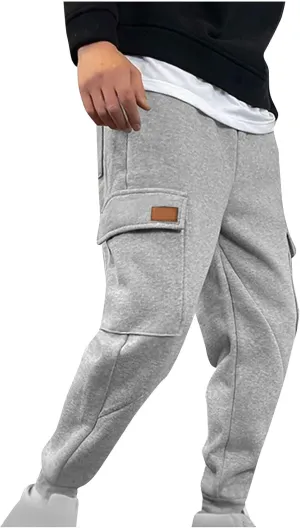 Mens Joggers Pants - Casual Gym Workout Track Pants Comfortable Slim Fit Tapered Sweatpants with Multi-Pockets