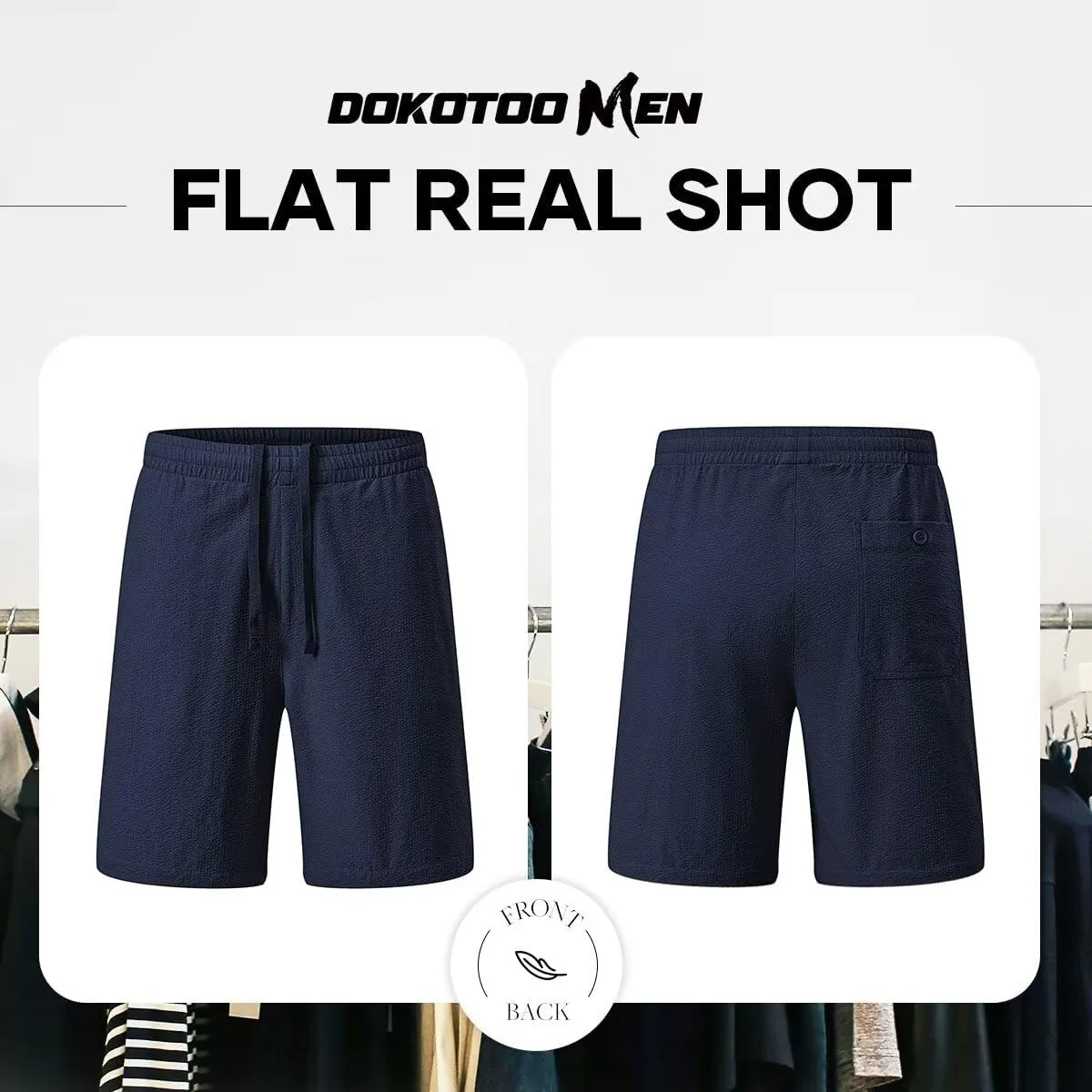 Mens Seersucker Shorts Casual Elastic Waist Drawstring Shorts Stretch Summer Beach Vacation Shorts with Pockets