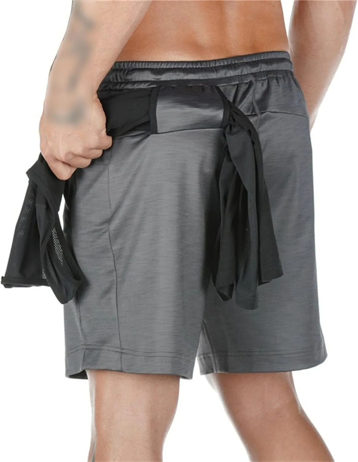 Men's Summer Stylish Bodybuilding Running Shorts Breathable Training Athletic Shorts Gym Workout Hiking Shorts