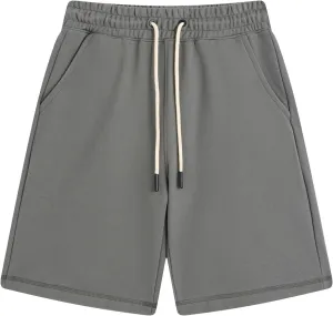 Mens Sweat Shorts with Pockets Drawstring Athletic Gym Shorts Cotton Workout Running Shorts