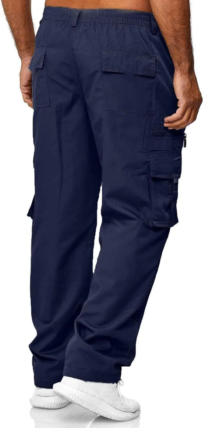 Mens Sweatpants Training Thigh Mesh Gym Jogger Pants with Zipper Pockets Men Pants Casual Fashion Joggers Comfortable