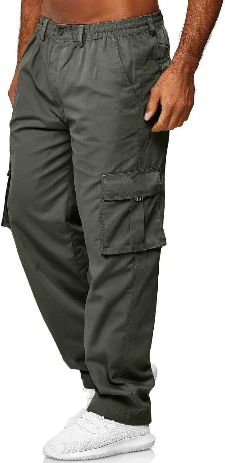 Mens Sweatpants Training Thigh Mesh Gym Jogger Pants with Zipper Pockets Men Pants Casual Fashion Joggers Comfortable