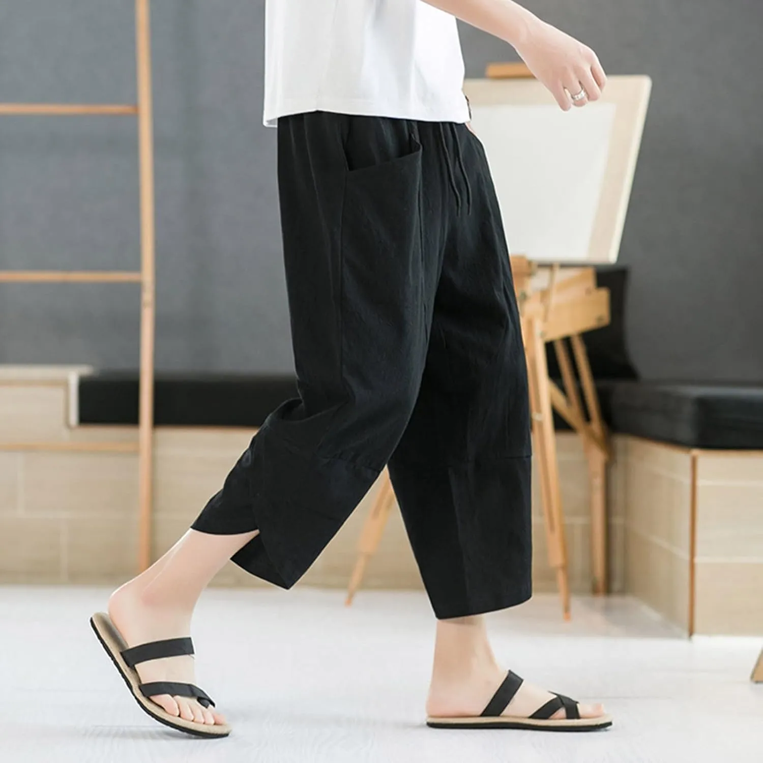 Mens Workout Cargo Sweatpants Mens Sweatpants Men Pants Casual Fashion Joggers Comfortable Basic Pants Sport Daily