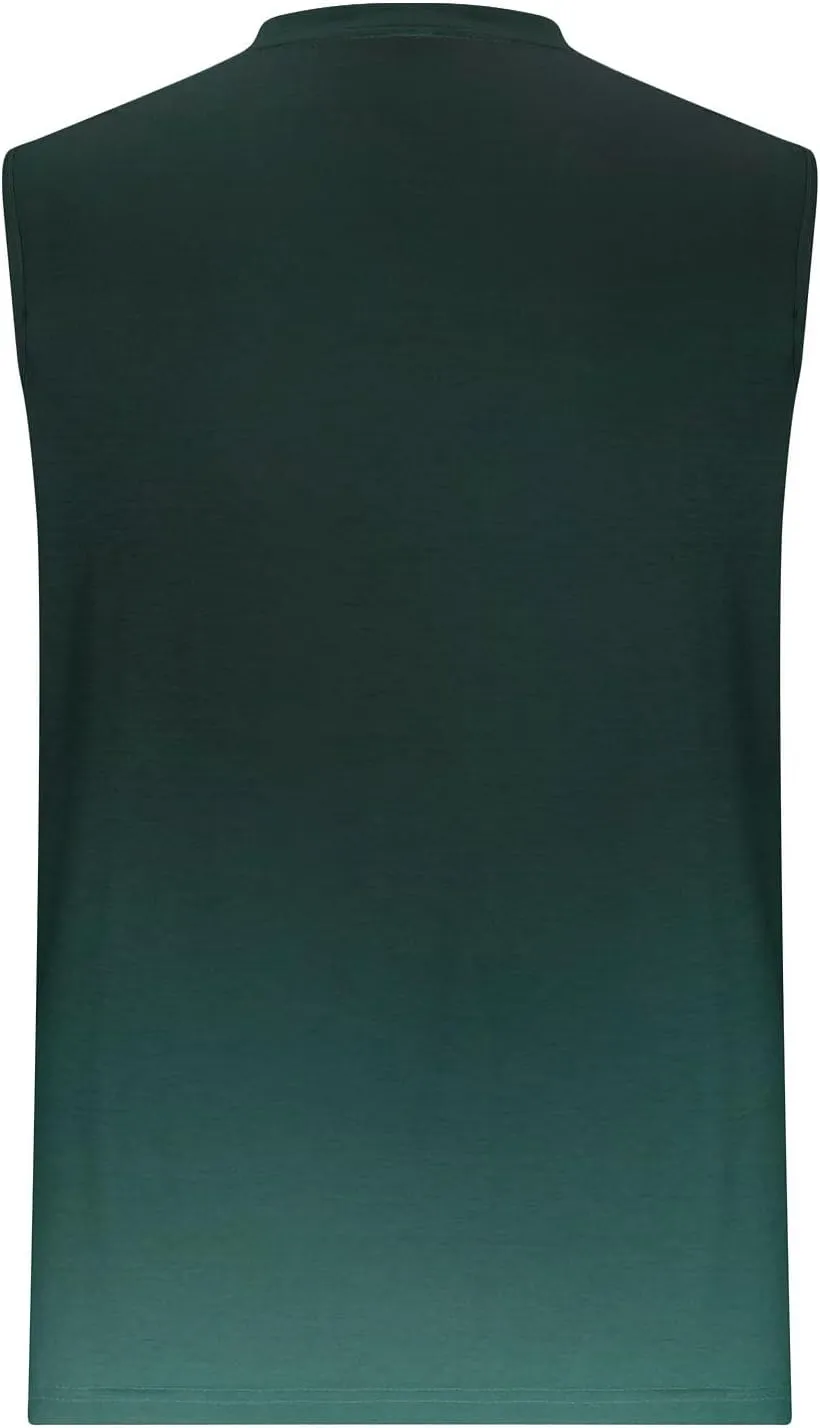 Muscle Fit Tank Tops T Shirts for Men Sleeveless Tie Dye Graphic Tees Summer Cut Off Workout Running Shirt Loose Fit