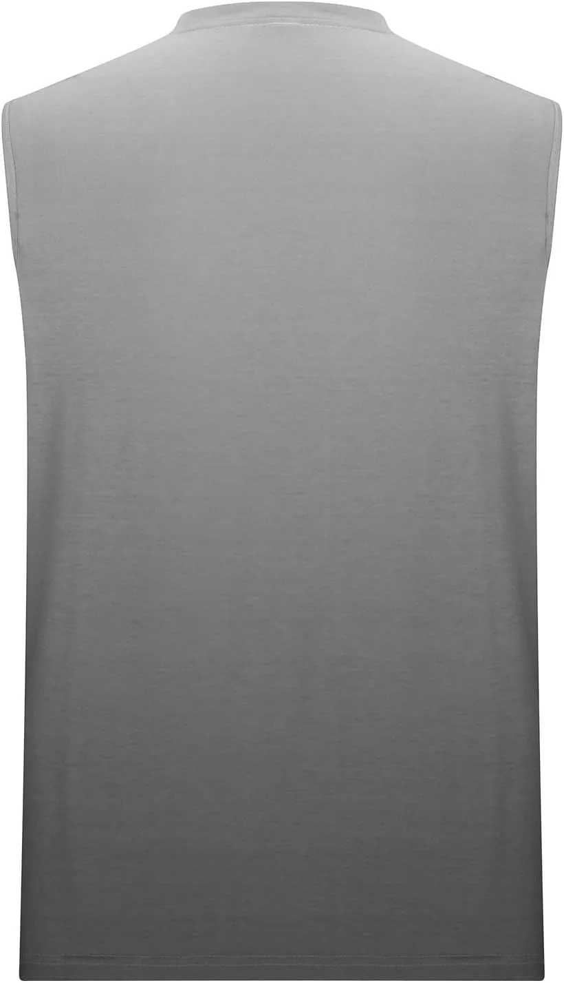Muscle Fit Tank Tops T Shirts for Men Sleeveless Tie Dye Graphic Tees Summer Cut Off Workout Running Shirt Loose Fit