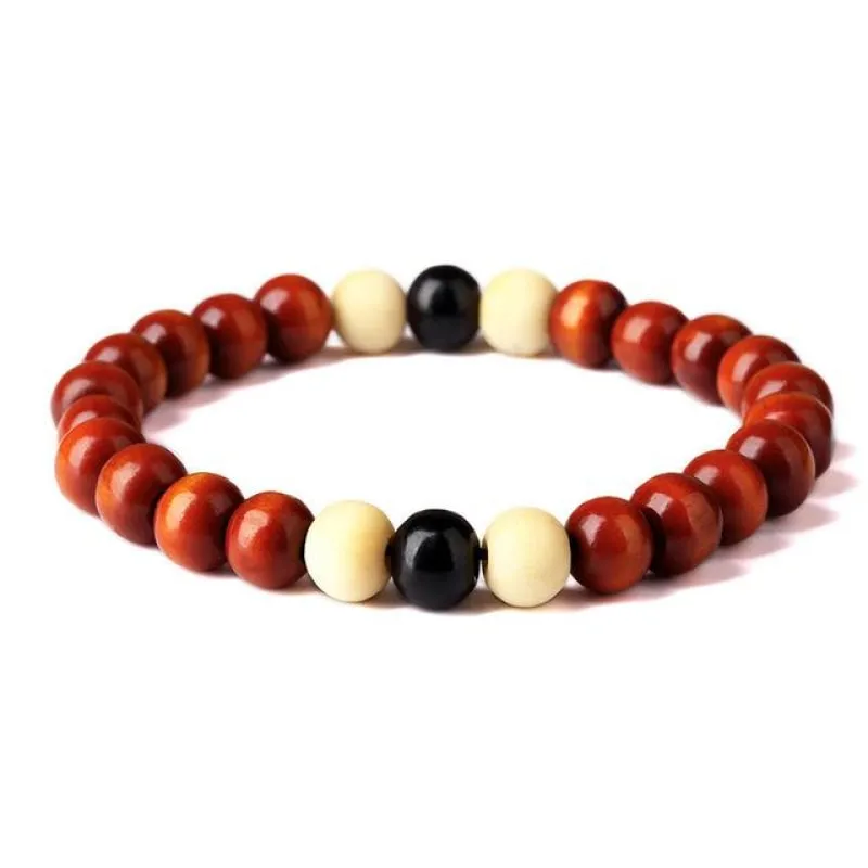 Natural Wooden Chakra Bracelet