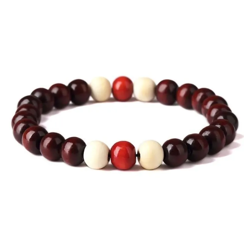Natural Wooden Chakra Bracelet