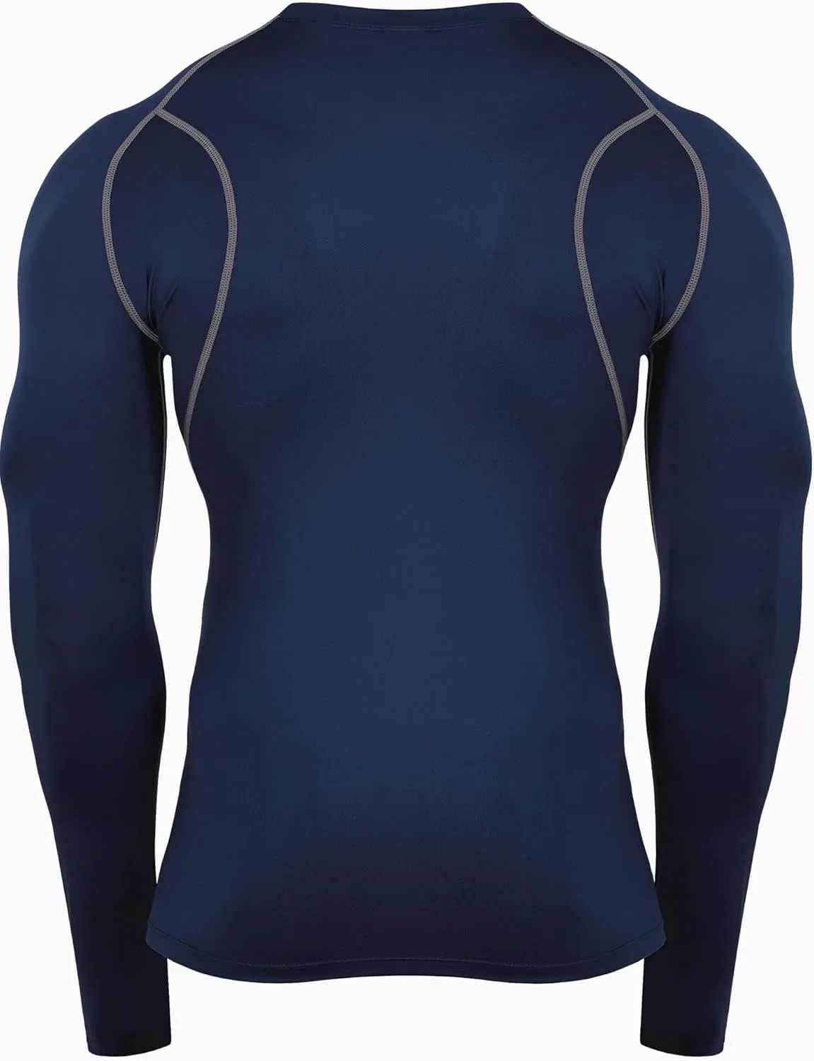 NELEUS 4 Pack Men's Workout Long Sleeve Shirts Compression Dry Fit Muscle Tops