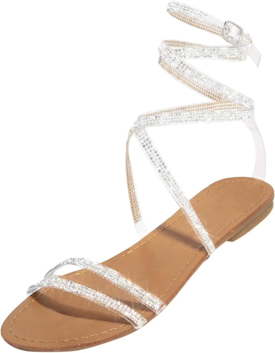 Orthopedic Sandals for Women Outdoor Dressy Wedding Shoes Fashion Comfortable Flat Sandals Summer Beach Vacation Non-Slip Slippers Breathable Open Toe Soft Sole Walking Footwear Indoor Home Work Shoe