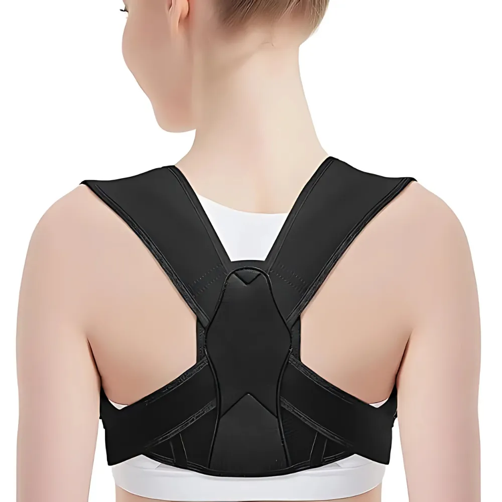 Padded Upper Back Alignment Strap for Comfortable Posture Support