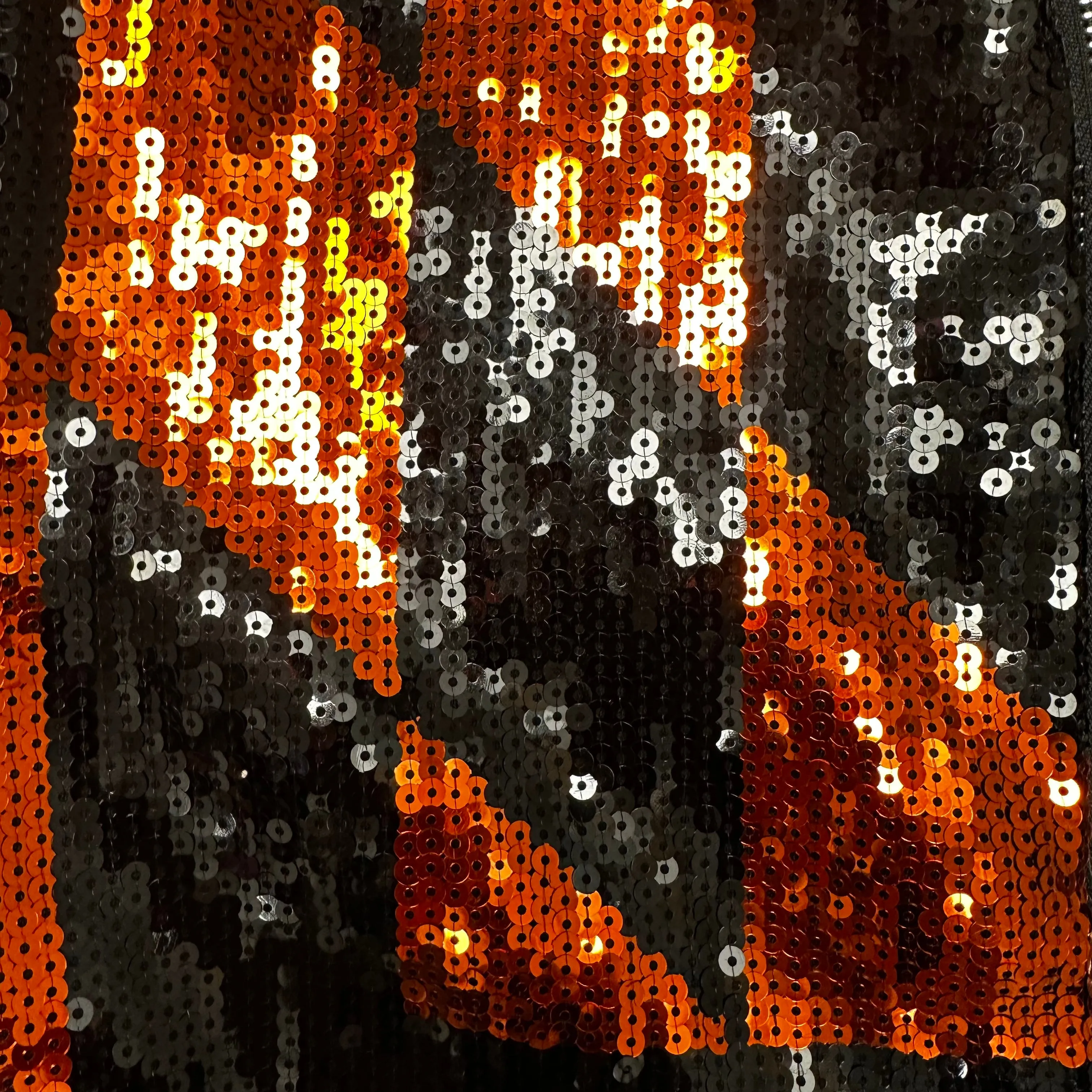 *PRE-ORDER* Orange & Purple Maryland Flag / Sequin Jacket (Estimated Ship Date: 1/3/2025)