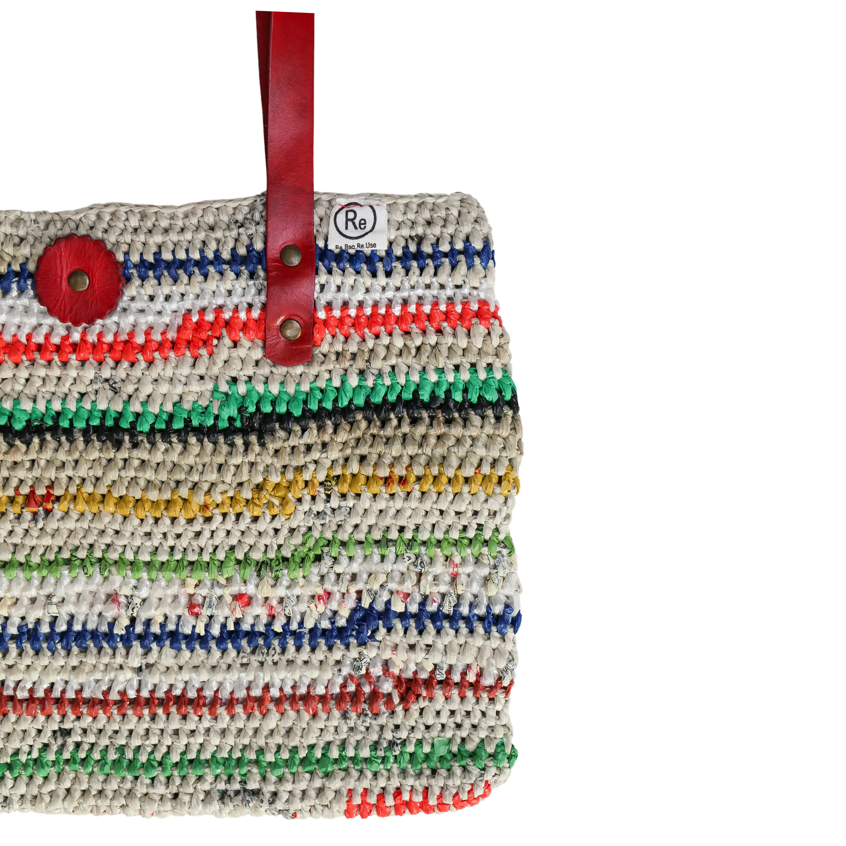 Rectangle Bag-Leather Handles