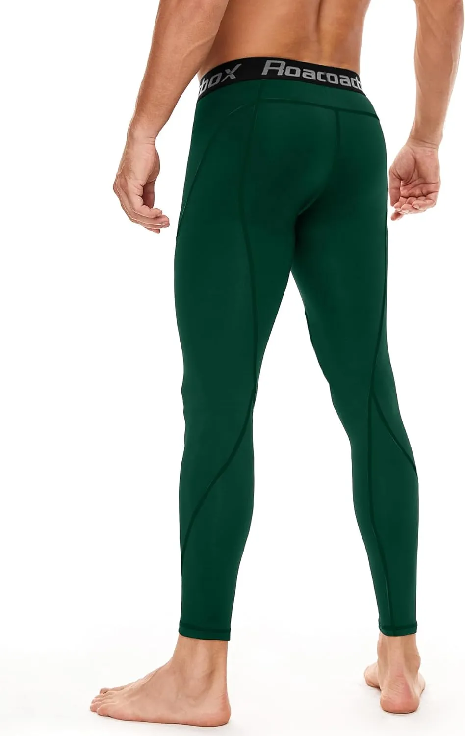 Roadbox 1, 2 or 3 Pack Men's Compression Pants Athletic Base Layer Cycling Tights Leggings for Running Yoga Basketball