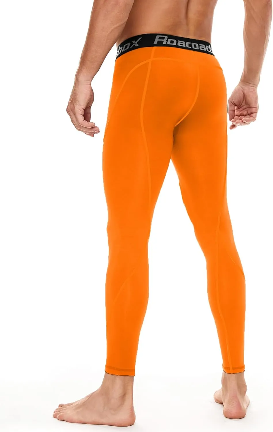 Roadbox 1, 2 or 3 Pack Men's Compression Pants Athletic Base Layer Cycling Tights Leggings for Running Yoga Basketball