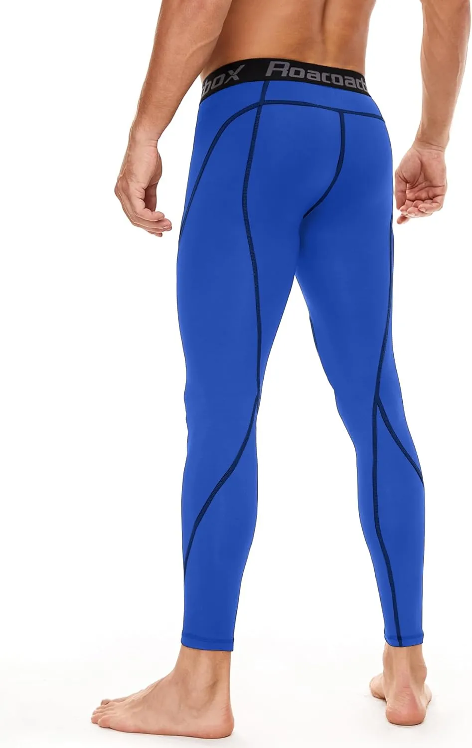 Roadbox 1, 2 or 3 Pack Men's Compression Pants Athletic Base Layer Cycling Tights Leggings for Running Yoga Basketball