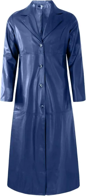 RTRDE Men's Winter Coats Trench Notched Collar Long Jacket Overcoat Double Breasted Pea Wih Pockets Coats, M-5XL