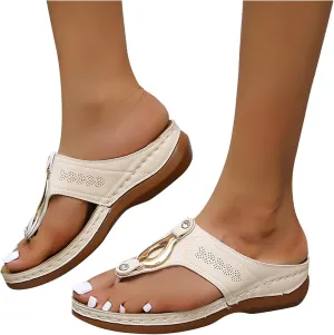 Sandals Women Comfortable, Womens Comfy Orthotic Sandals Comfortable Orthopedic Sandals Arch Support Slide Sandals