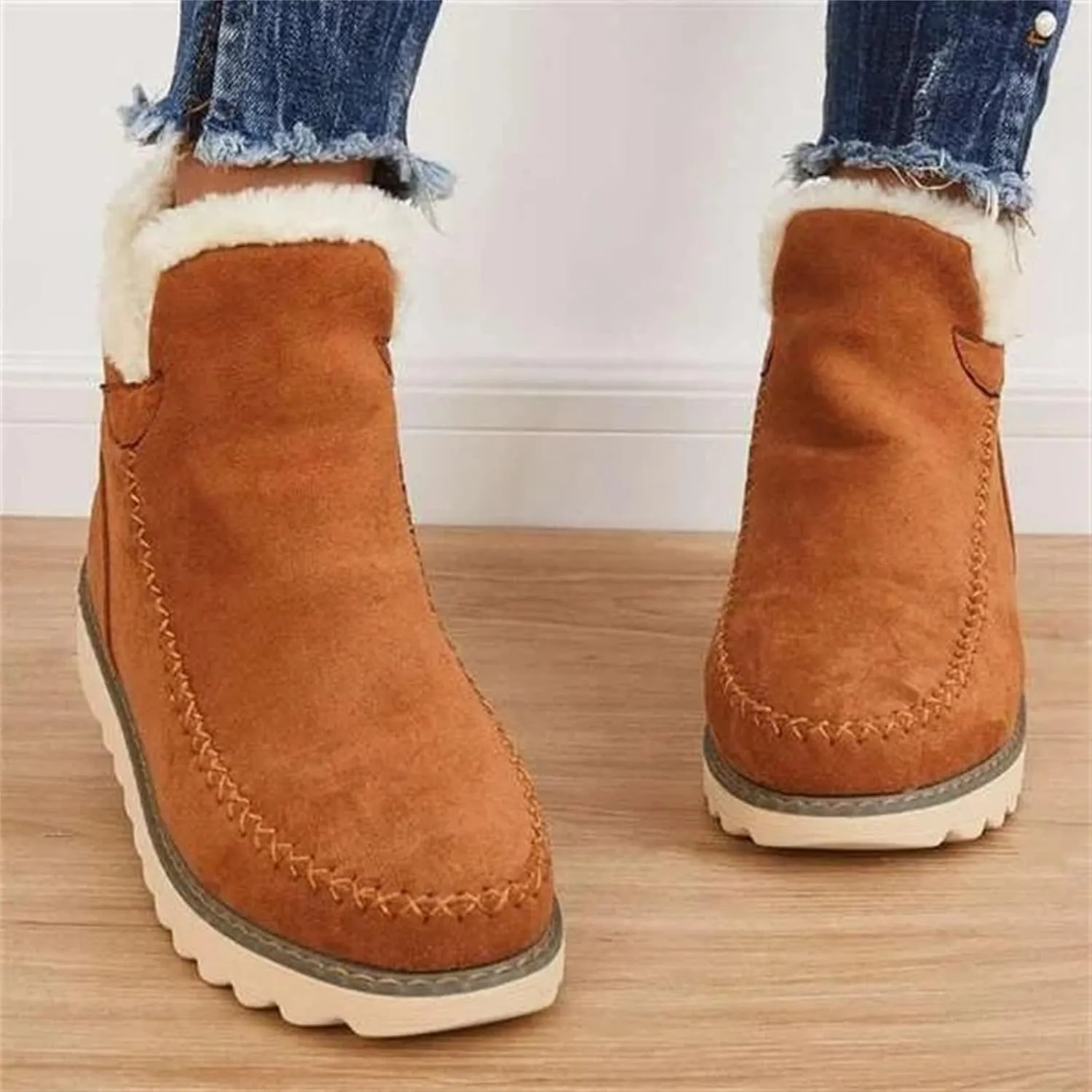 SBGMoSJ Snowboarding Boots Womens Womens Winter Boots Waterproof Tall Womens Winter Boots 8.5 Wide Outdoor Boots Women Warm Botas Contra El Agua Para Mujer