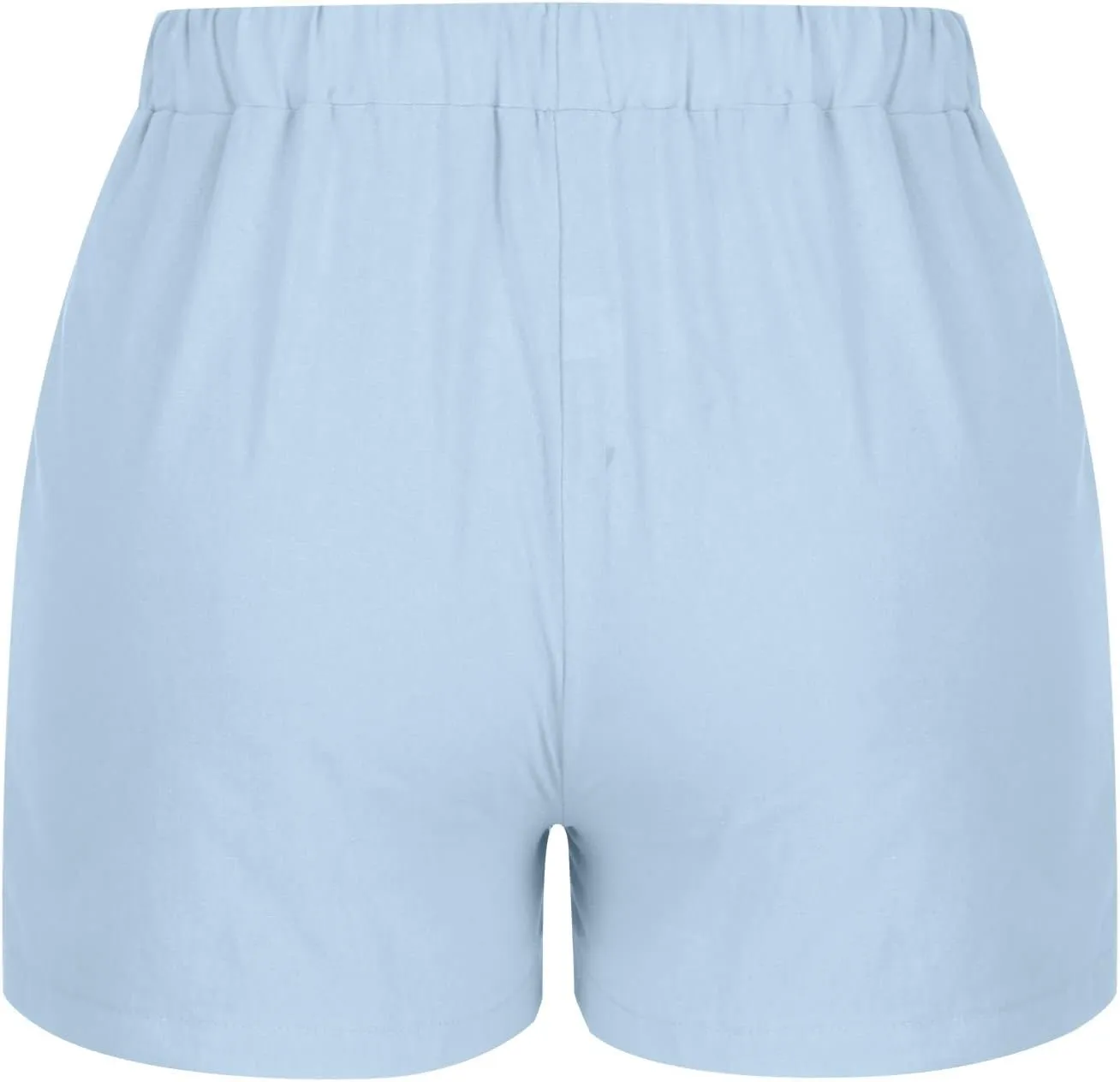 Shorts for Women 2025 Trendy Linen Shorts Casual Summer Plus Size Beach Shorts with Pockets Comfy Wide Leg Shorts