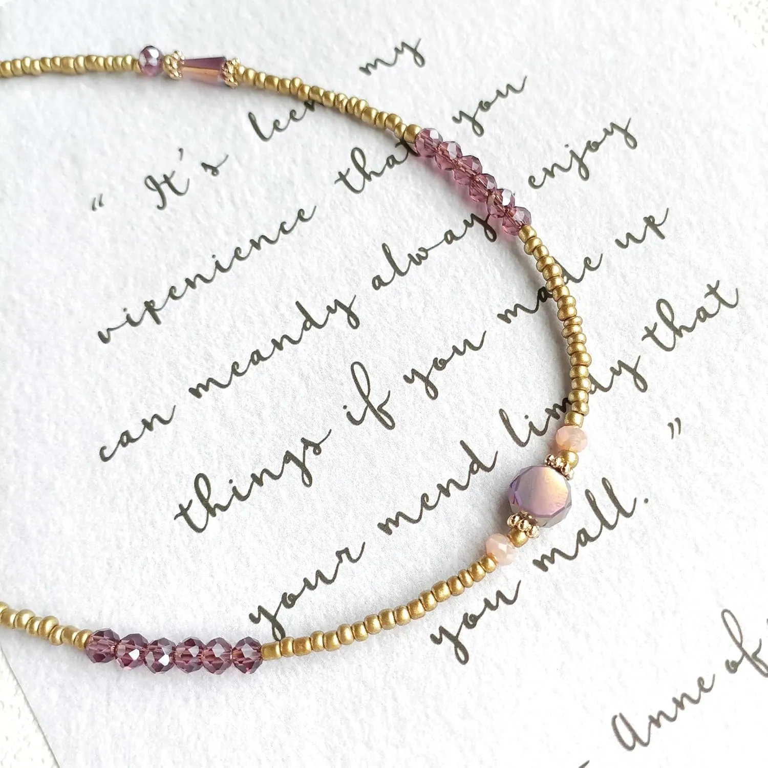 S.J JEWELRY Beaded Necklaces for Women Colorful Seed Bead Necklace Boho Necklaces for Women Beach Necklaces Summer Necklace Choker for Women Stainless Steel 18K Gold Plated