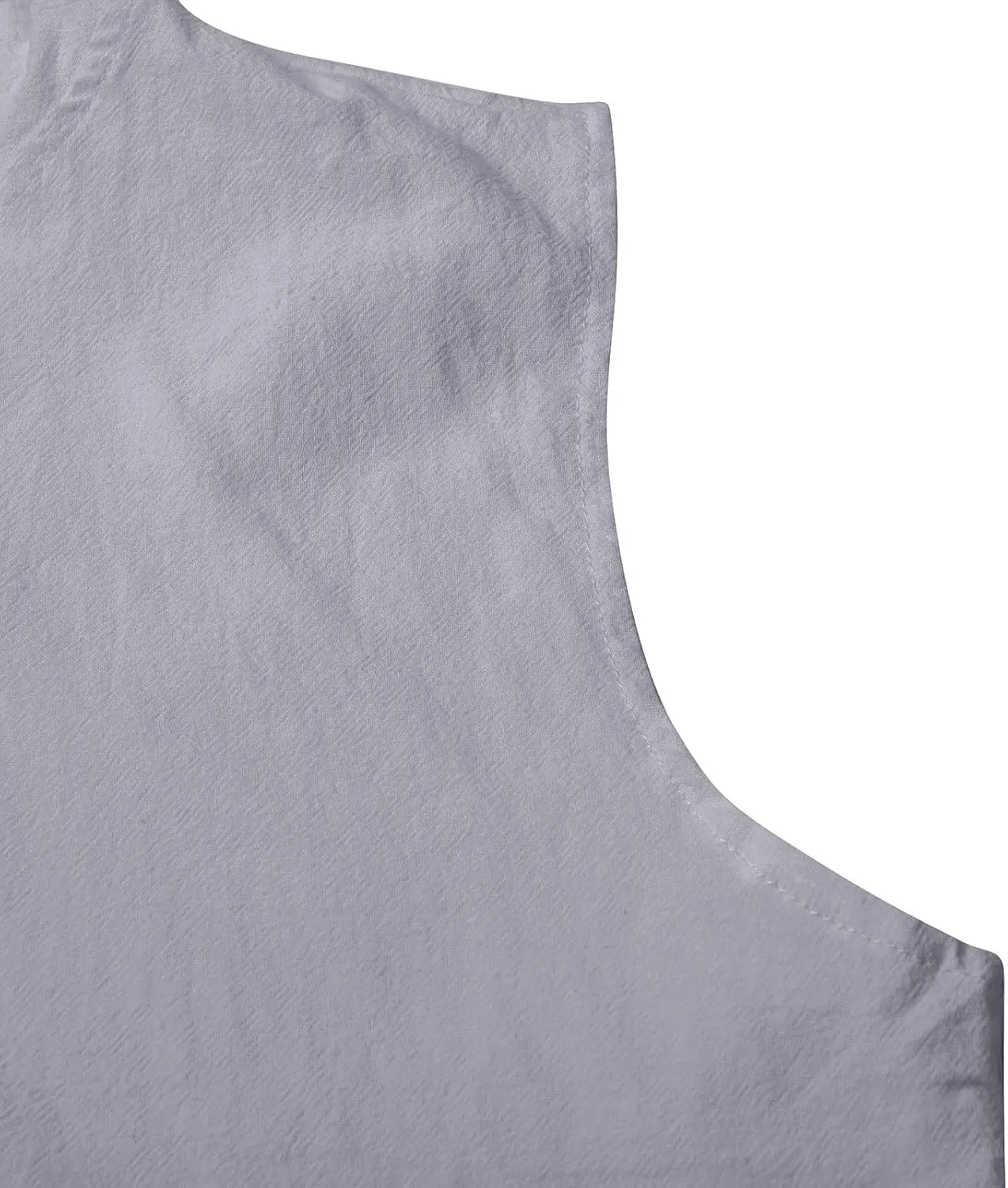 Sleeveless Hoodies for Men Cotton Linen Button Up Hooded Shirts Breathable Drawstring Summer Vacation Beach Tops