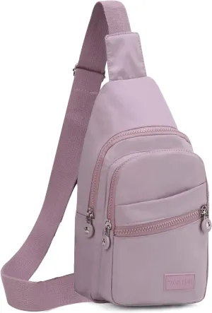 Small Sling Bag for Women, Sling Backpack Daypack Fanny Pack Crossbody Bags for Hiking Travel Sports Running