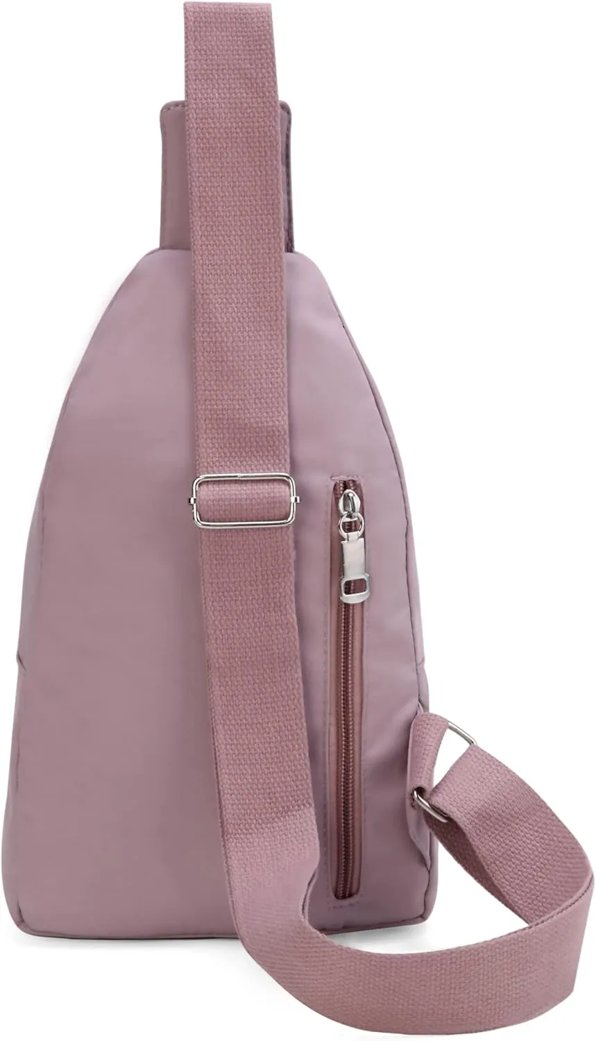 Small Sling Bag for Women, Sling Backpack Daypack Fanny Pack Crossbody Bags for Hiking Travel Sports Running