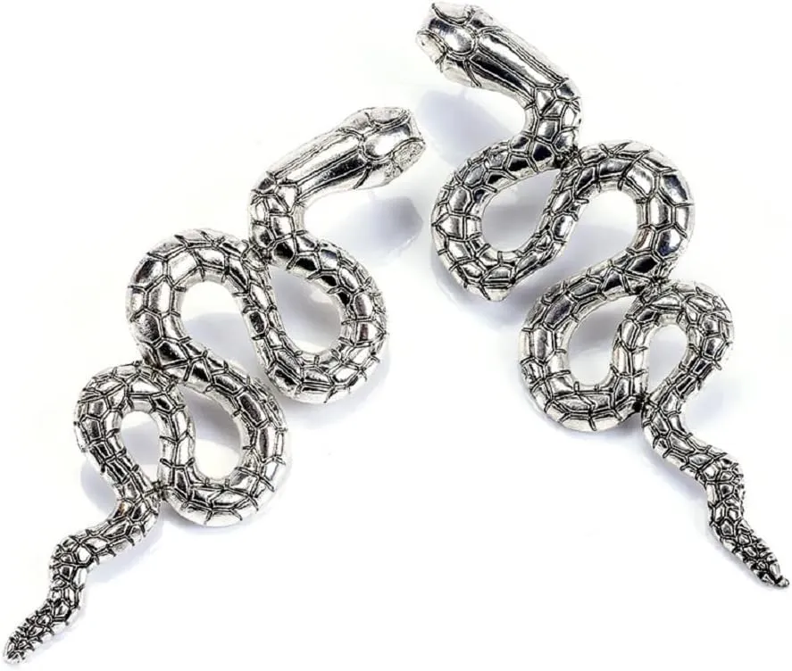 Snake Earrings for Women, Cute Snake Serpent Earrings, Animal Snake Dangle Earrings Hypoallergenic, Bohemian Snake Drop Earrings, Snake Earrings Studs, Serpent Snake Jewelry Funny Earrings