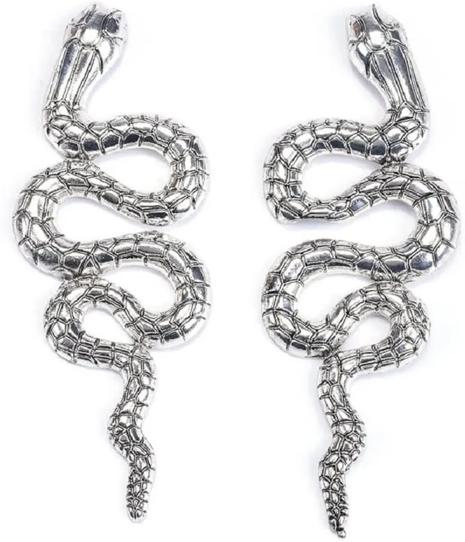 Snake Earrings for Women, Cute Snake Serpent Earrings, Animal Snake Dangle Earrings Hypoallergenic, Bohemian Snake Drop Earrings, Snake Earrings Studs, Serpent Snake Jewelry Funny Earrings
