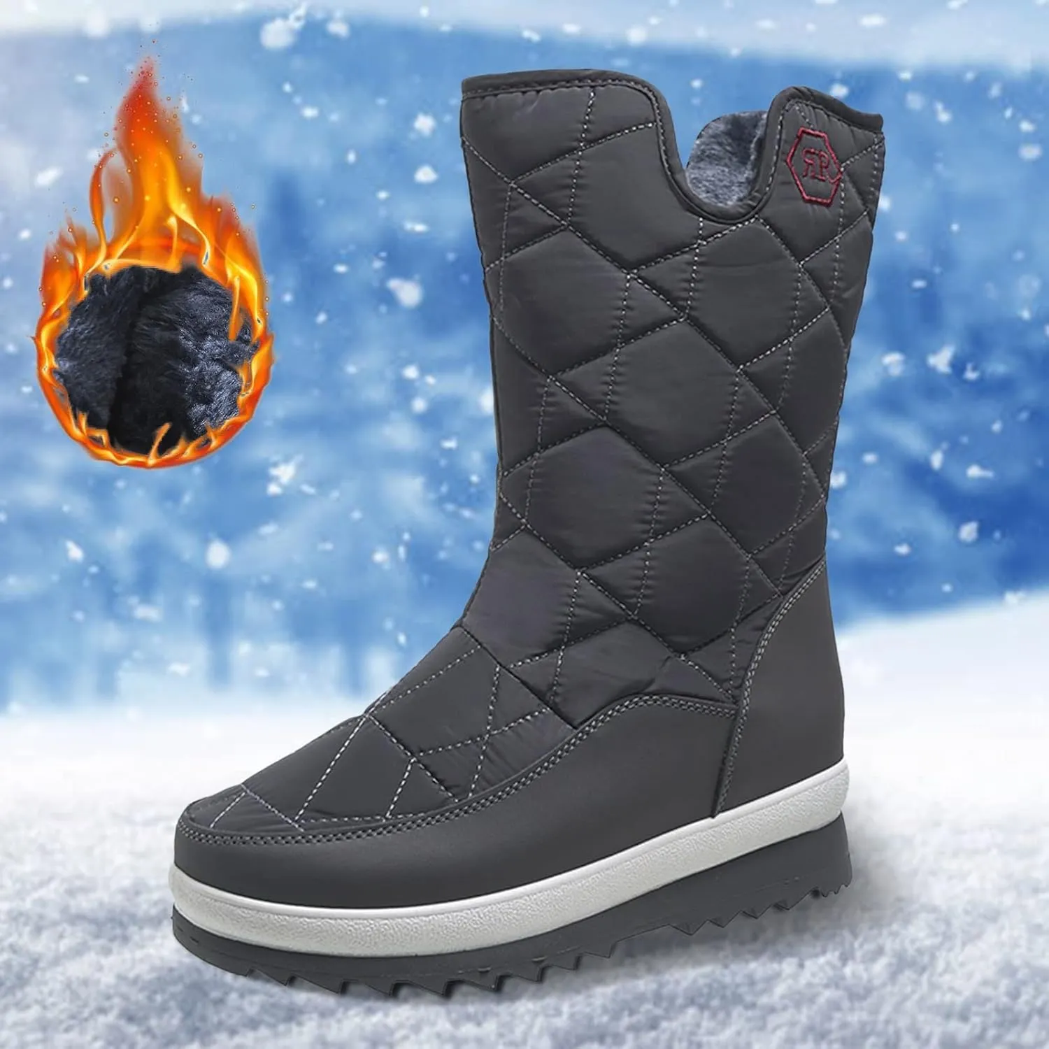 Snow Boots for Women 2023 Ankle Snow Boots for Women Size 12 Women Winter Boots Waterproof Warm Waterproof Womens Size 11 Hiking Boots Botas De Invierno Para Mujer