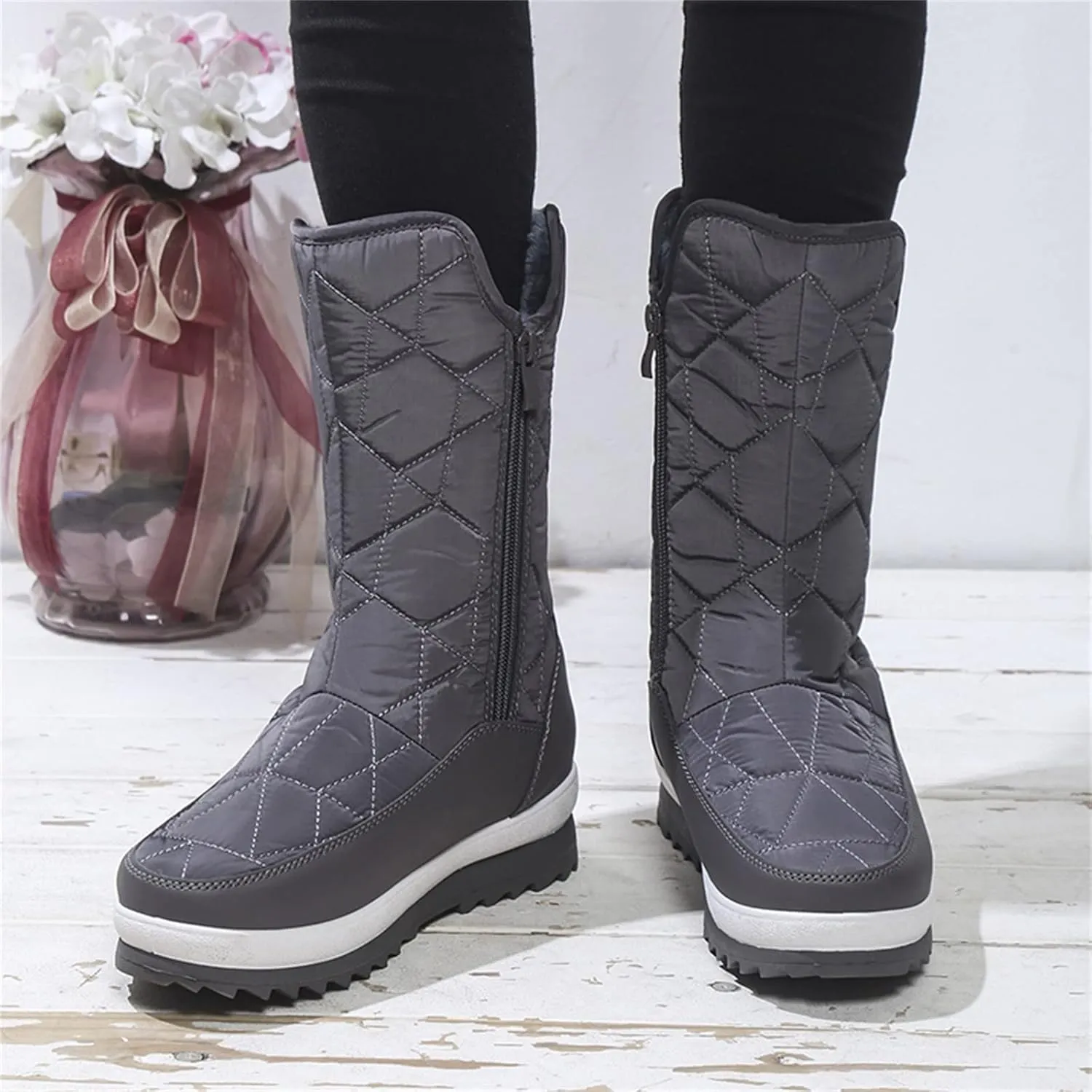 Snow Boots for Women 2023 Ankle Snow Boots for Women Size 12 Women Winter Boots Waterproof Warm Waterproof Womens Size 11 Hiking Boots Botas De Invierno Para Mujer