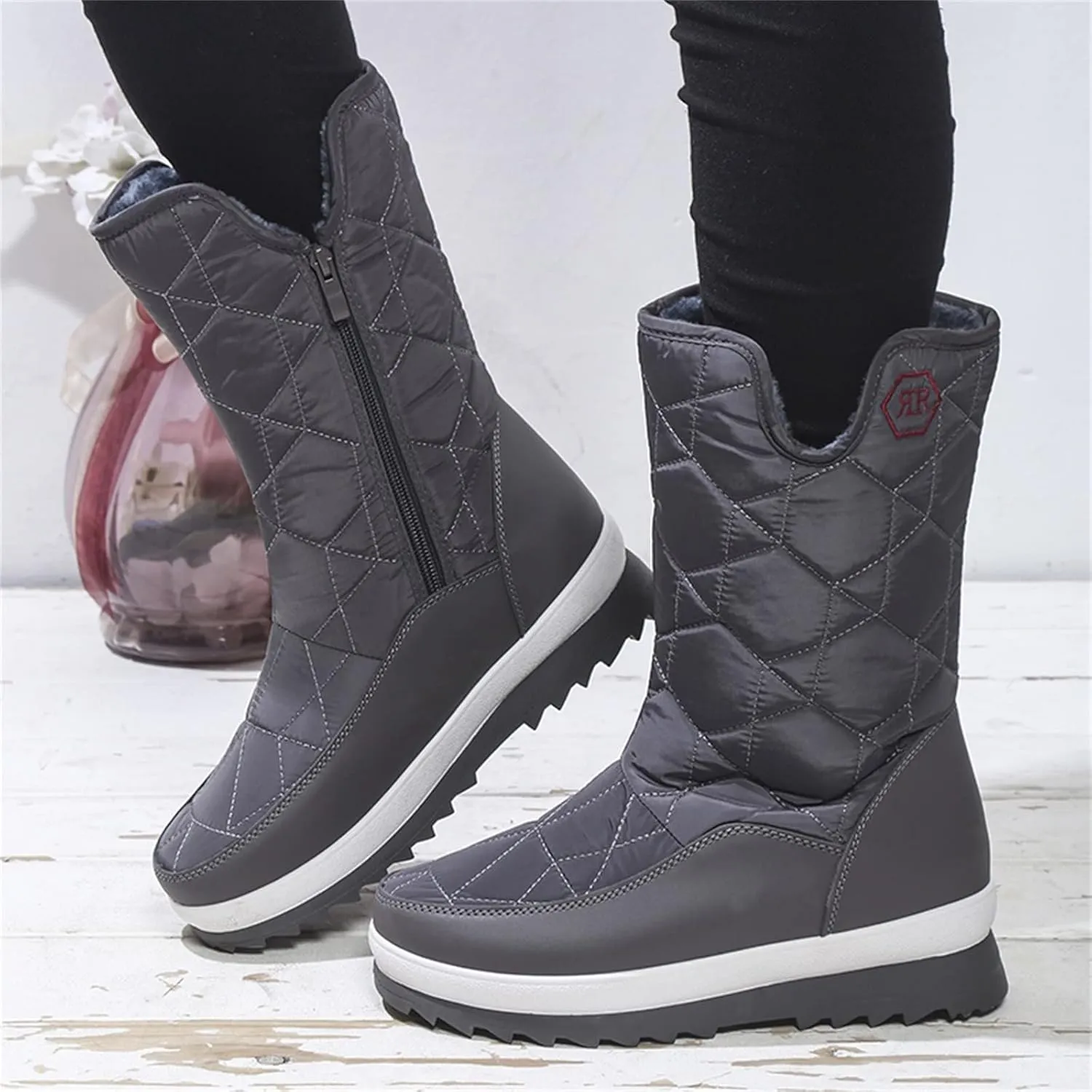 Snow Boots for Women 2023 Ankle Snow Boots for Women Size 12 Women Winter Boots Waterproof Warm Waterproof Womens Size 11 Hiking Boots Botas De Invierno Para Mujer