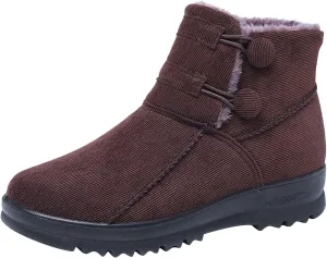 Snow Boots for Women Cute Calf High Womens Insulated Waterproof Winter Snow Boots Winter Hiking Shoes for Women Waterproof Snow Winter Women Boots Ankle Botas Termicas Para Mujer Frio