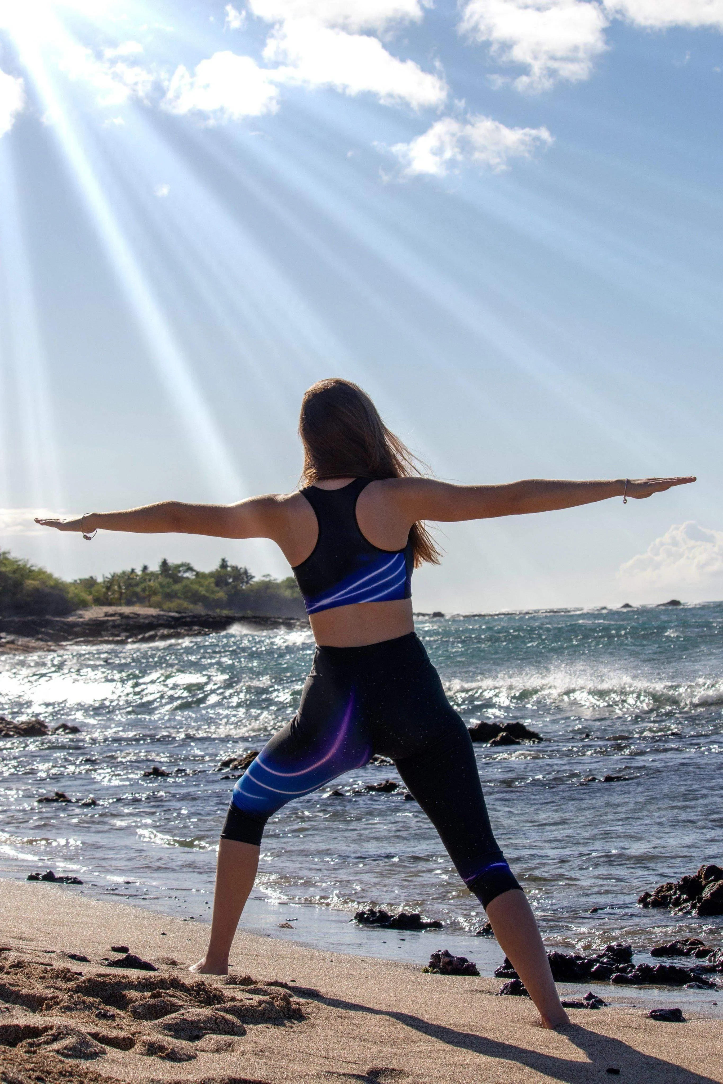 Speed of Light Yoga Capri Leggings