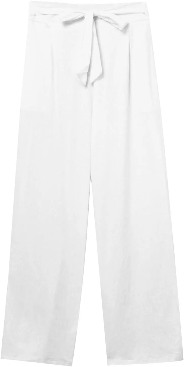 TARIENDY Petite Pants for Women Dressy Ladies 2025 Summer Comfy Outfits Casual high Waist Pants Elastic Drawstring Trousers