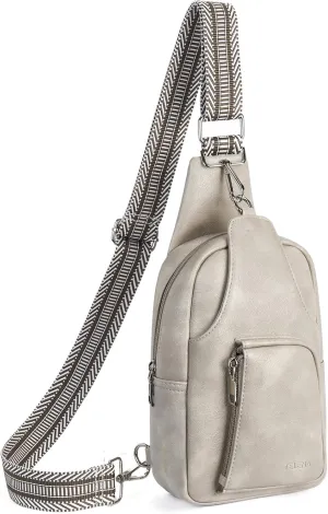 Telena Large Sling Bag Crossbody Bags for Women Fanny Packs Cross Body with Adjustable Strap