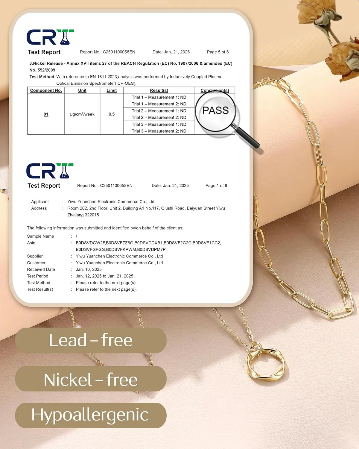 TEN MIRO Pearl Necklaces for Women Trendy, Dainty 16k Gold Layered Necklaces for Women Gold Necklace Stack Stackable Pearl Necklace for Wedding Prom Jewelry Gifts