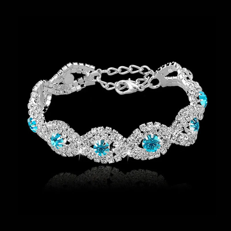 TouchHeart Femme Silver Plated Bracelet