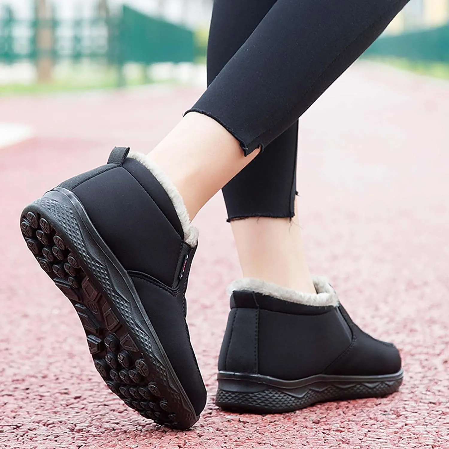 Winter Boots for Women Size 12 Wide Winter Snow Boots for Women Stylish Faux Fur Boots for Women Womens Winter Boots Wide Width Non Slip Winter Boots for Women Waterproof Snow Daily Deals