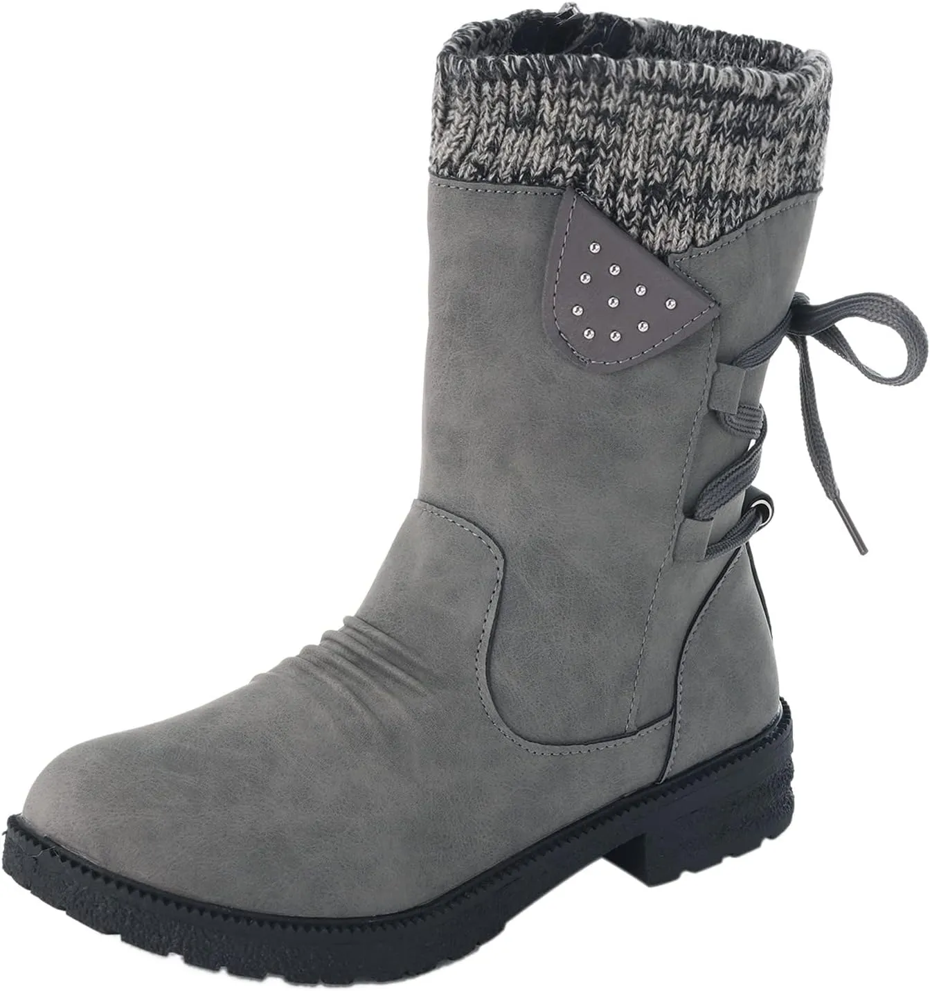 Winter Combat Boots for Women Waterproof Snow Non Slip Women's Short Snow Boots Cute Winter Boots for Women Waterproof Boots for Snowshoes Women Women Wide Calf Winter Boot
