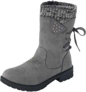 Winter Combat Boots for Women Waterproof Snow Non Slip Women's Short Snow Boots Cute Winter Boots for Women Waterproof Boots for Snowshoes Women Women Wide Calf Winter Boot