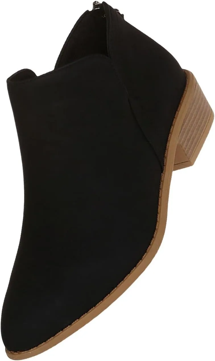 Womens Black Ankle Boots Botines Vaqueros Para Mujer Botas De Invierno Para Mujer Teacher for Women 2024 Womens Black Ankle Boots Arch Support Ankle Bootie for Women