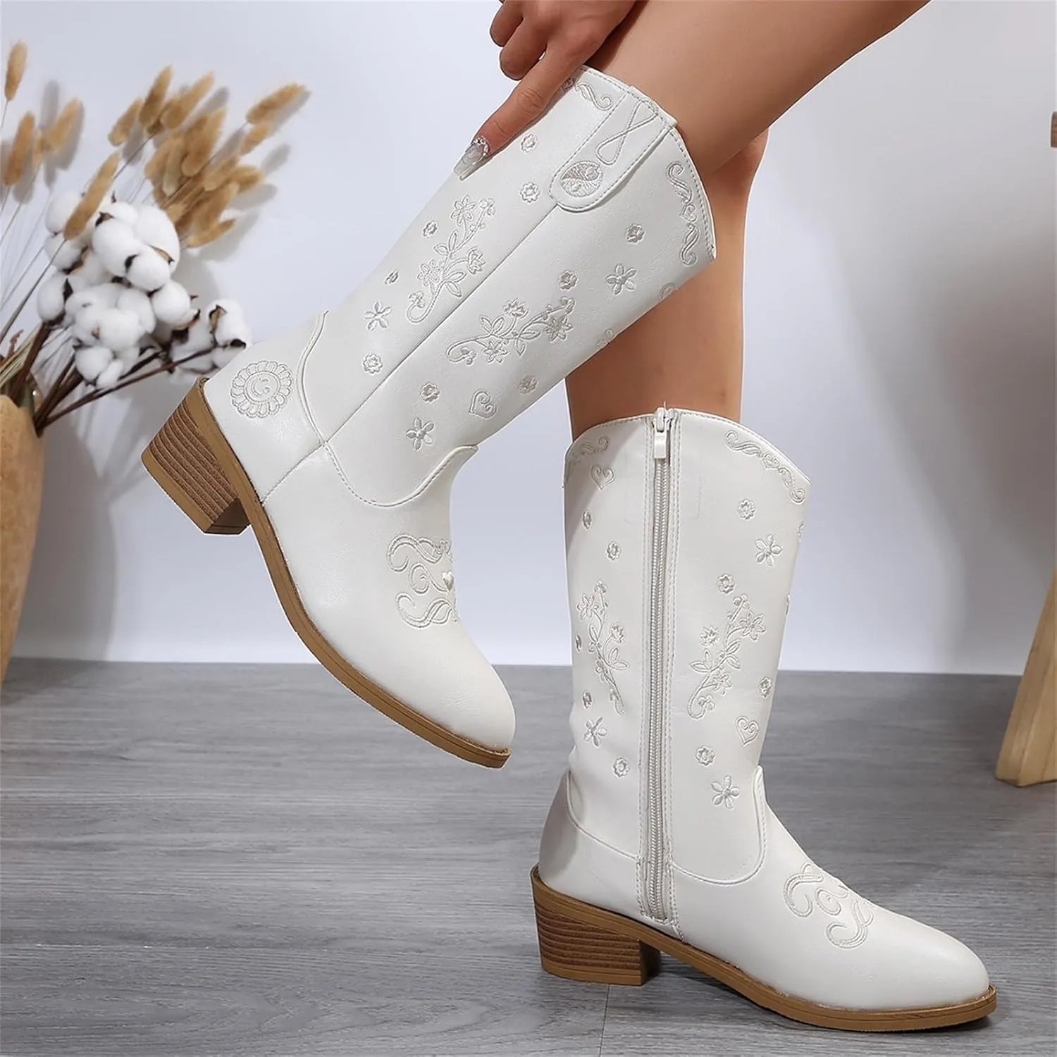 Womens Booties Slip On Boots for Women Wedge Boots for Women Soft Ankle Boots for Women Women'S Ankle Boots & Booties Leather Size 12 Narrow Dark Gray Ankle Boots Women