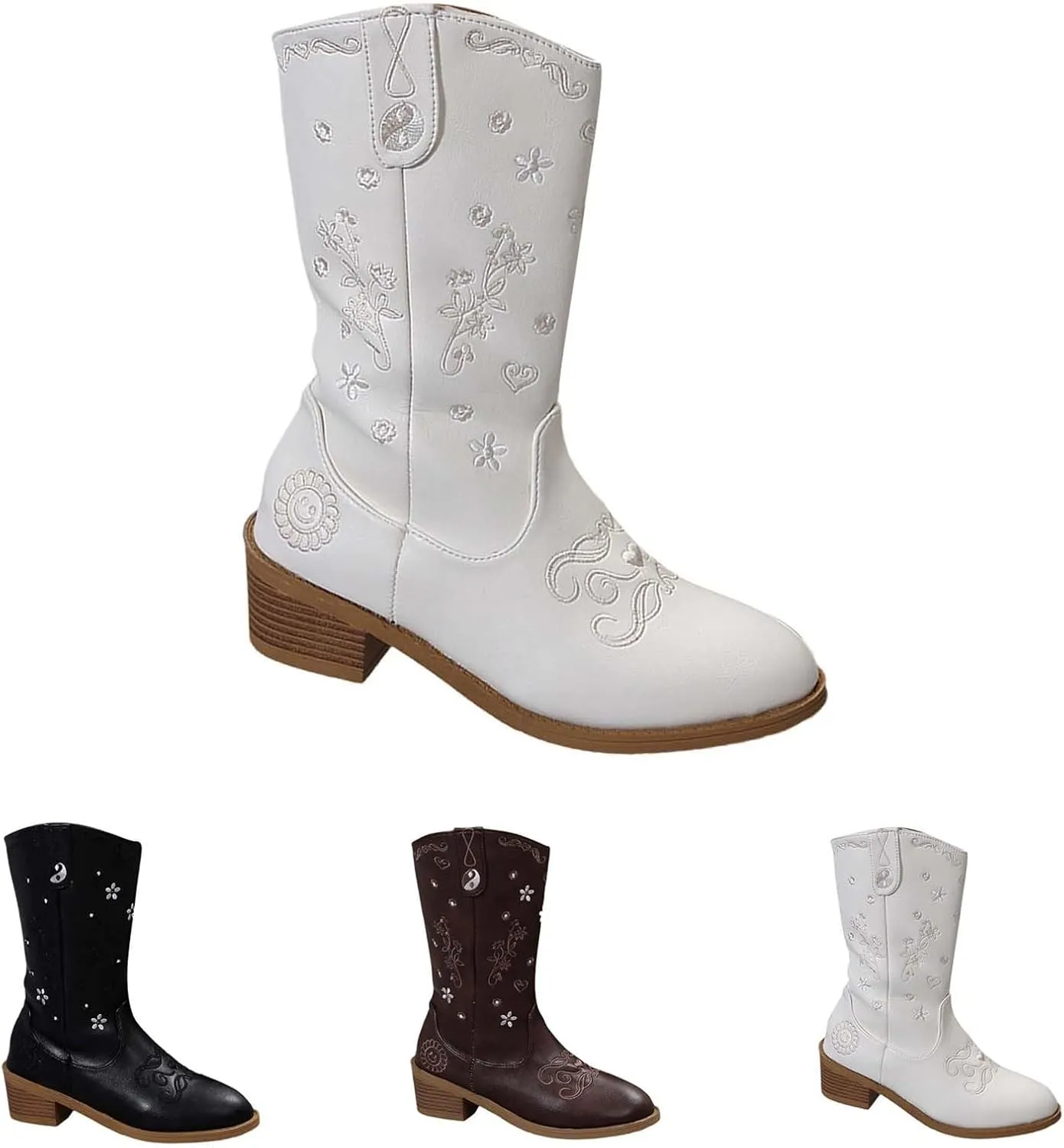 Womens Booties Slip On Boots for Women Wedge Boots for Women Soft Ankle Boots for Women Women'S Ankle Boots & Booties Leather Size 12 Narrow Dark Gray Ankle Boots Women
