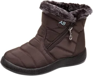 Womens Brown Snow Boots Size 11 Womens Winter Boots Size 12 Wide Width Winter Shoes for Women Waterproof Snow 8.5 Wide Width Womens Winter Boots Botas Negras De Invierno De Mujer