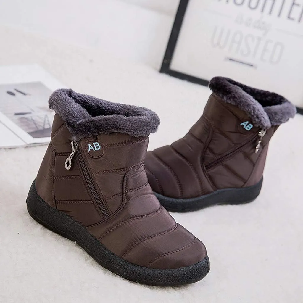 Womens Brown Snow Boots Size 11 Womens Winter Boots Size 12 Wide Width Winter Shoes for Women Waterproof Snow 8.5 Wide Width Womens Winter Boots Botas Negras De Invierno De Mujer