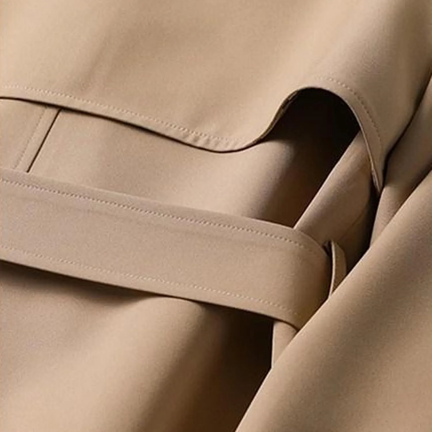 Womens Long Trench Coat Double Breasted Classic Windbreaker Belted Slim Overcoat Casual Outerwear Fashion Winter Jackets
