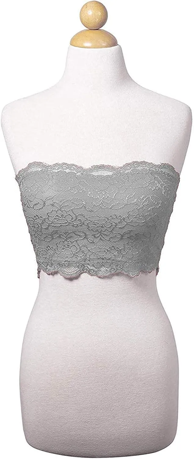 Womens Seamless Stretch No Underwire Bra Breathable Padded Lace Comfort Bra Bralettes