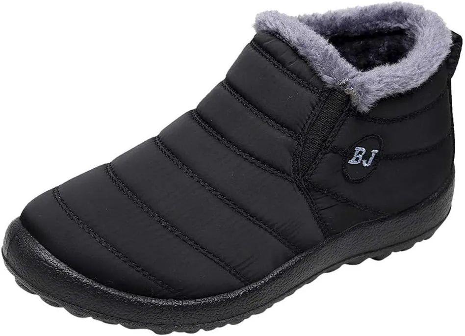Womens Snow Boots Waterproof Wide Calf Womens Fall Fashion 2023 Boots Winter Winter Boots for Women Snow Womens Winter Hunting Boots Waterproof Insulated Botas Para Invierno Mujer Modernas