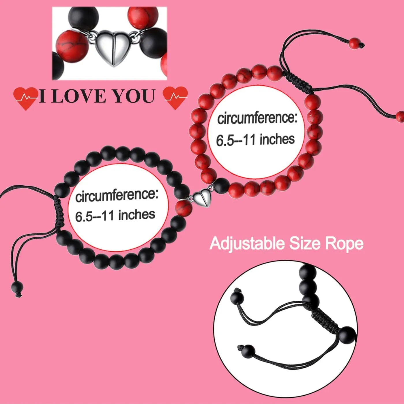 XIANNVXI Couples Bracelets His and Her Matching Bracelets for Couple Gifts Bracelets